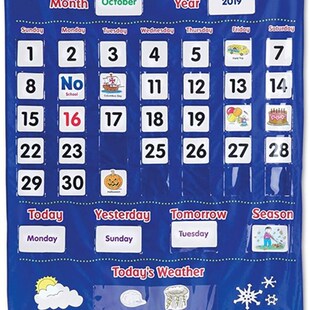 天气日期挂袋 幼儿园儿童科学探索实验室 科普探究试验教具