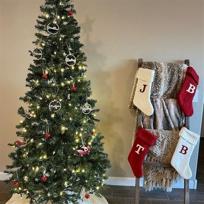 ETSY定制圣诞木质工艺品挂件圣诞树装饰用品定制