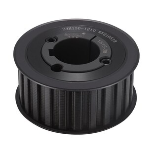 供应 免键同步带轮 铝质锥套皮带轮带轴承同步轮带锥套皮带轮