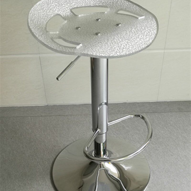 时尚简约亚克力酒吧椅柜台家用旋转升降前台椅手机店营业高脚凳.