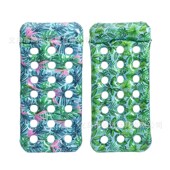 鸣远充气靠枕洞洞浮排成人水上透水印花洞洞浮排水上躺椅水床浮排