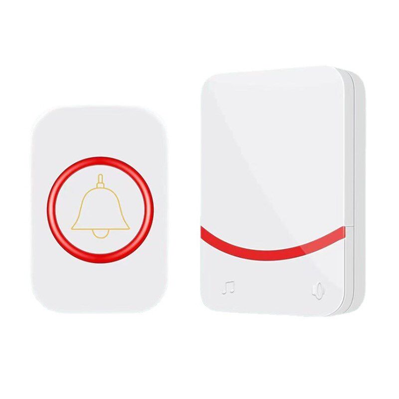 BB震动七彩闪灯无线遥控智能门铃 聋哑人响应器 办公室家用门铃