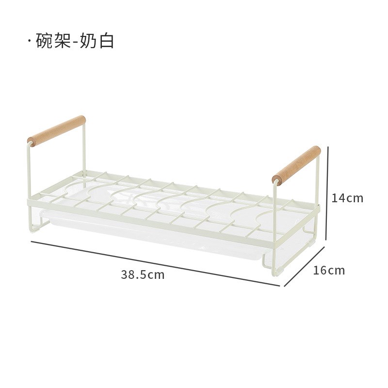 厨房沥水架碗碟架餐具置物架子多功能碗柜台面铁艺厨Y具水杯收纳