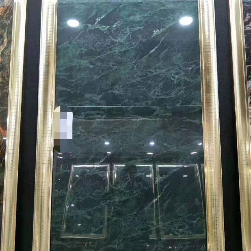 阿尔卑斯绿大理石瓷砖600X900现代G防滑耐磨客厅地砖电视背景墙砖