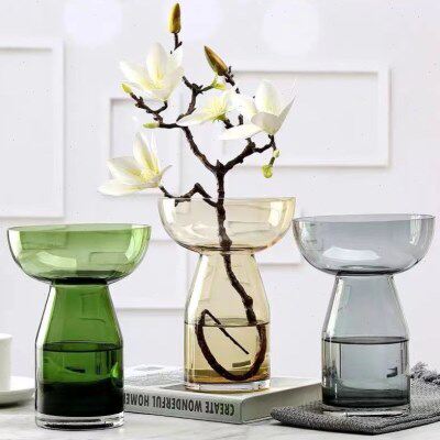 玻璃水陶瓷观赏养养花插花佛手创意花盆水培器皿器容花瓶柑摆件