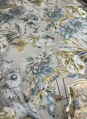 门幅140cm丝质提花美式家具面料窗帘布