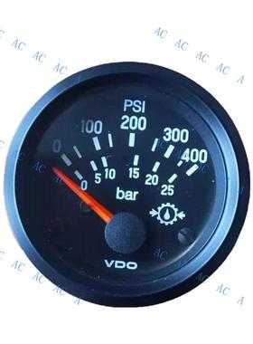VDO机油压力表2.5Mpa 25bar 4000psi 压力表350-040-021C