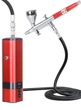 180模型工艺品上色油漆喷涂喷绘纹身双动外调0.3m小喷笔气泵工具