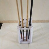 实木台球杆架方形8孔落地放杆架台球俱乐部存杆架松木球杆放置架