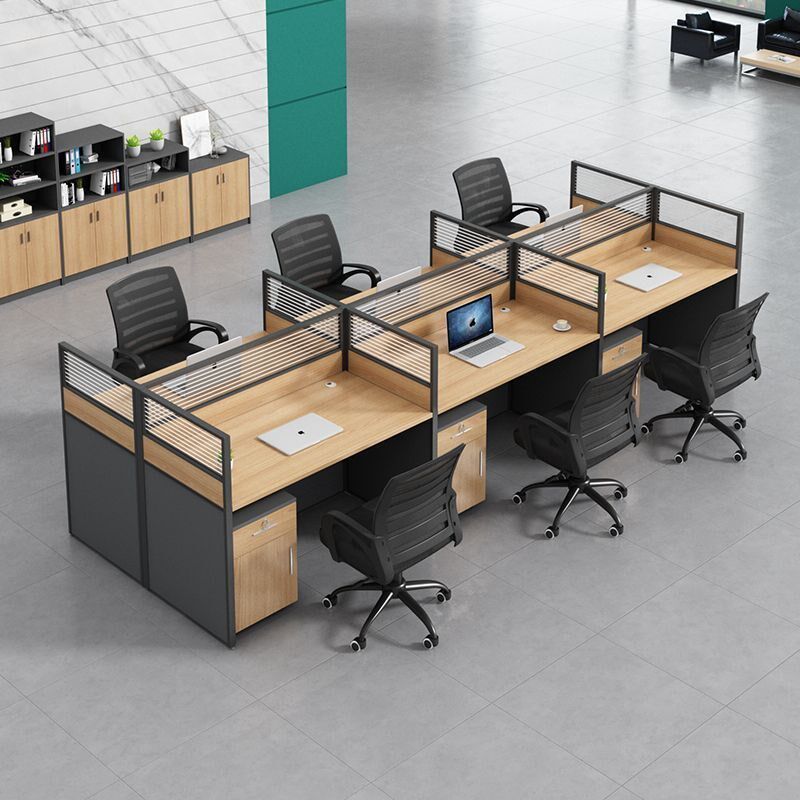 屏风工位办公桌椅组合职员桌单人4人多人电销工作电脑桌套装新款
