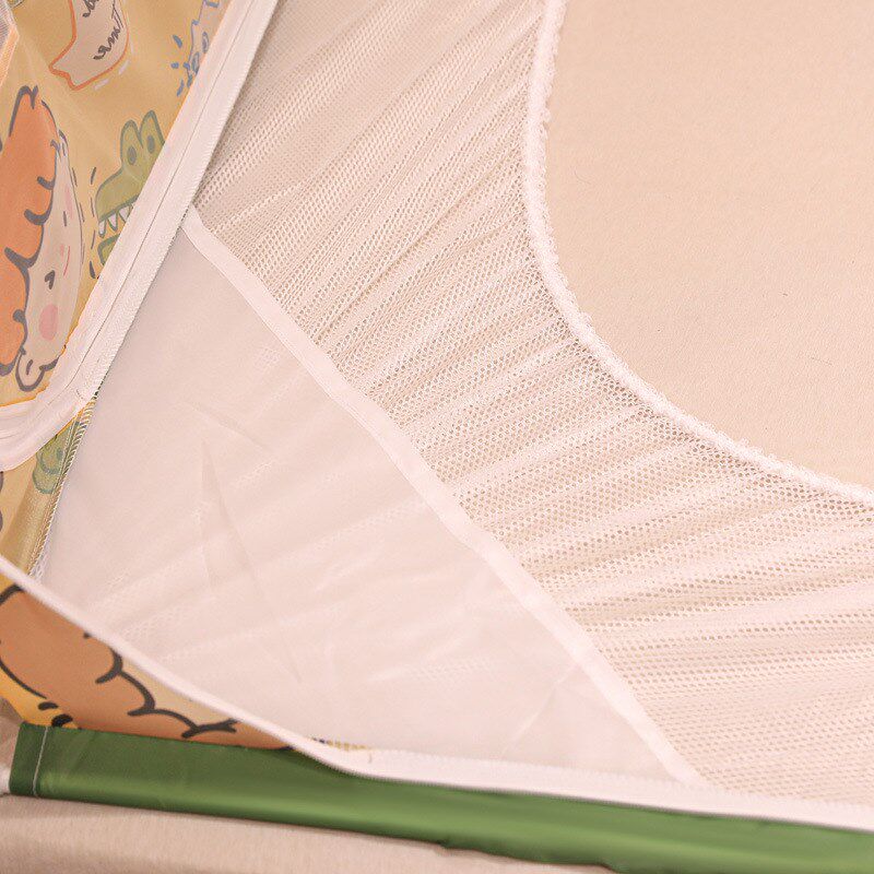 学生宿舍蚊帐上下铺单人蚊帐免安装拉链防尘顶寝室大学生纹帐