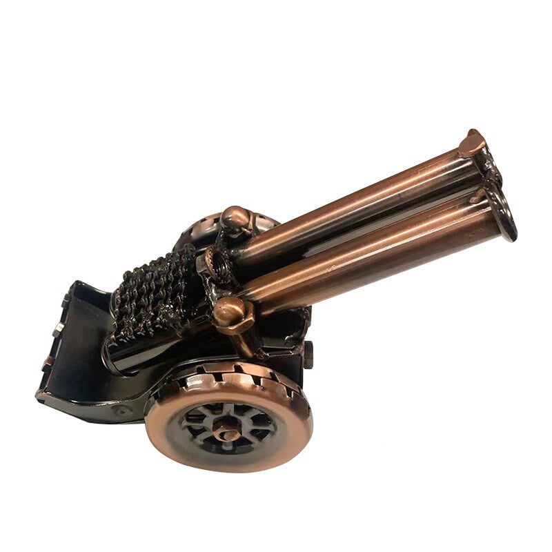 复古铁艺大炮摩托车汽车金属模型摆设创意家居桌面装饰品酒柜书架