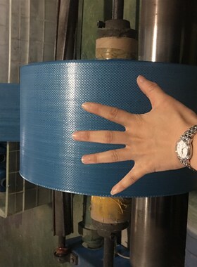 小尺寸PP编织布筒料 蓝色绿色蛇皮卷料 22CM宽幅 编织袋直供