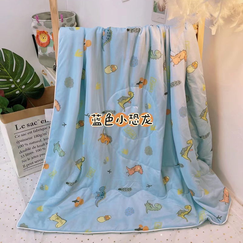 120*150冰淇淋夏凉被空调被薄O被子单人可水洗机洗