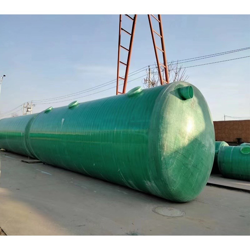 玻璃钢b化粪池8/12立方一体式沉淀池成品缠绕新农村防渗防腐厂