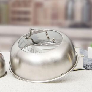 可视化蒸锅 24锅盖2630加厚 不锈钢蒸锅28cm炒锅锅盖锅盖 通用