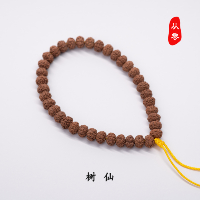 独家「树仙」平细老树王梅花飞碟爆肉小金刚菩提子手串手持双圈