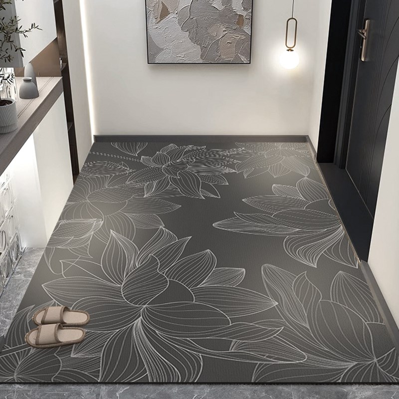 入户门地垫硅藻泥吸水速干玄u关地毯高端防滑门口地垫进门2024新