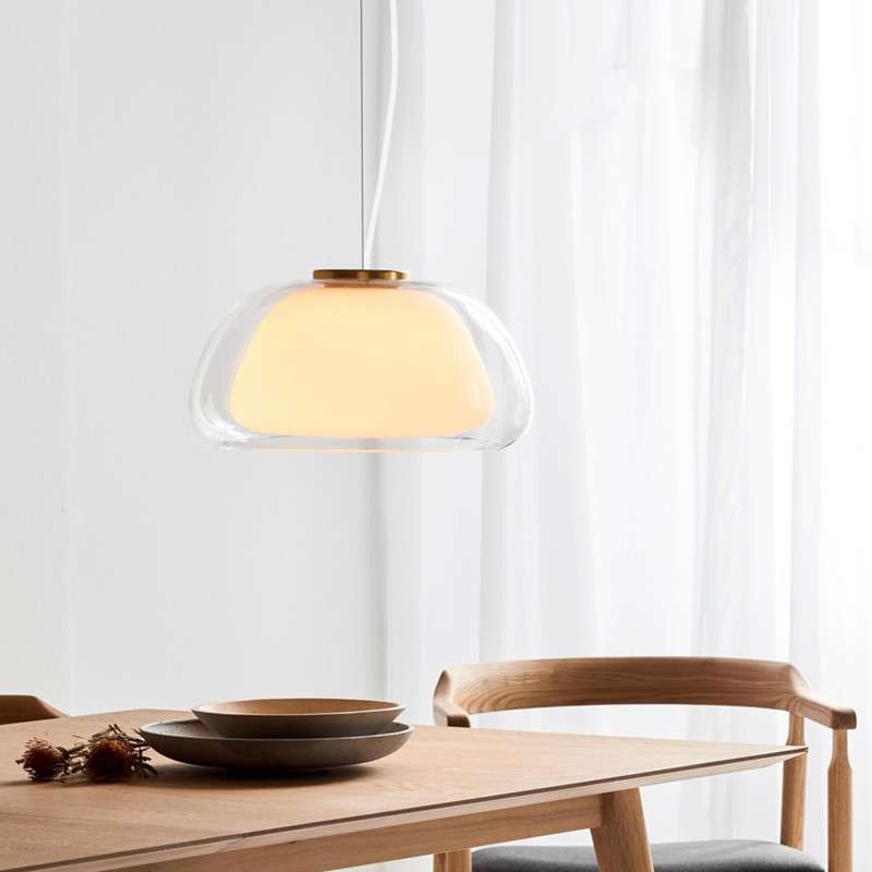 果冻吊灯丹麦现代简约诧寂设计师北欧风客厅卧室玻璃吧台餐厅吊灯