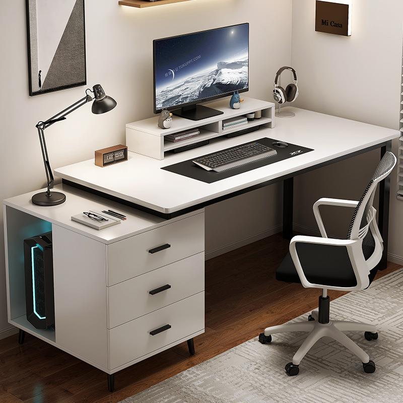 电脑桌台式成人家用书桌简约现代办公桌卧室学生写字桌工作台桌子