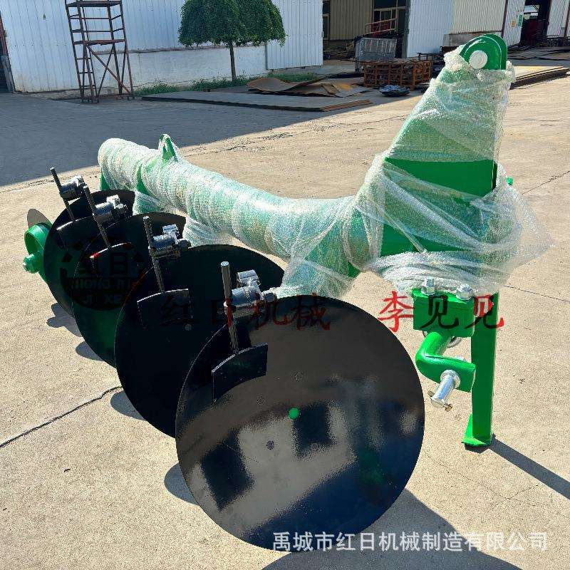 开荒机械管子犁出口非洲焊接圆管犁锰钢犁片单向圆盘犁4片管子犁