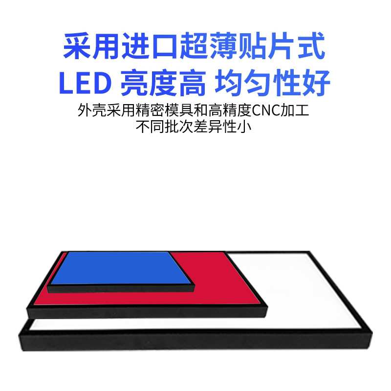机器视觉方形CCD背光源检测led照明工业自动化工业相机补光面光源