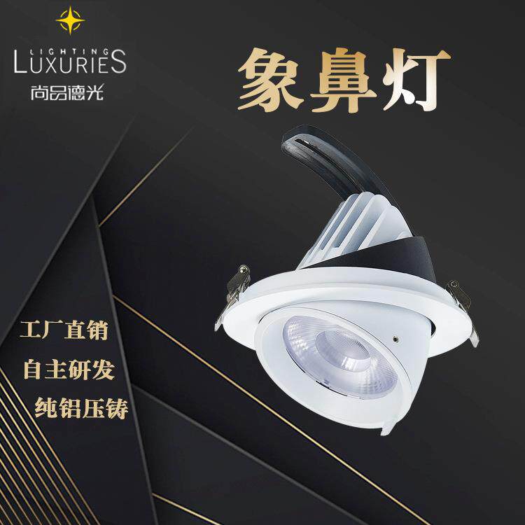 欧司朗光源电源象鼻灯嵌入式象鼻灯成品30W35W工程高亮象鼻灯