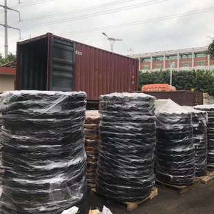 EC460挖掘机履带板总成 EC360 挖掘机EC240链节链板 驱动齿支重轮