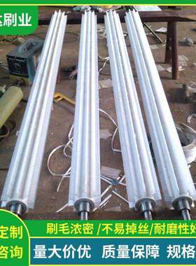 陶瓷轴线刷辊 彩瓦机毛刷辊 PAPP毛刷辊