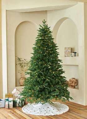 仿真圣诞树高档绿色加密款混合圣诞树外贸绿松树圣诞节日装饰松树