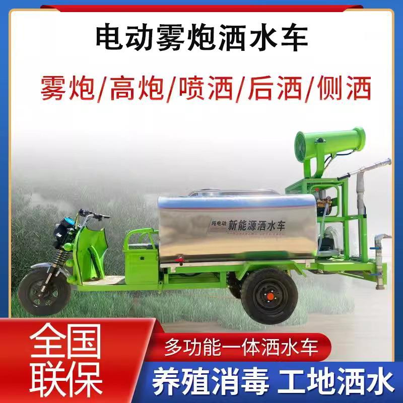 新能源电动雾炮洒水车工地园林绿化环卫移动小型洒水车防疫消毒
