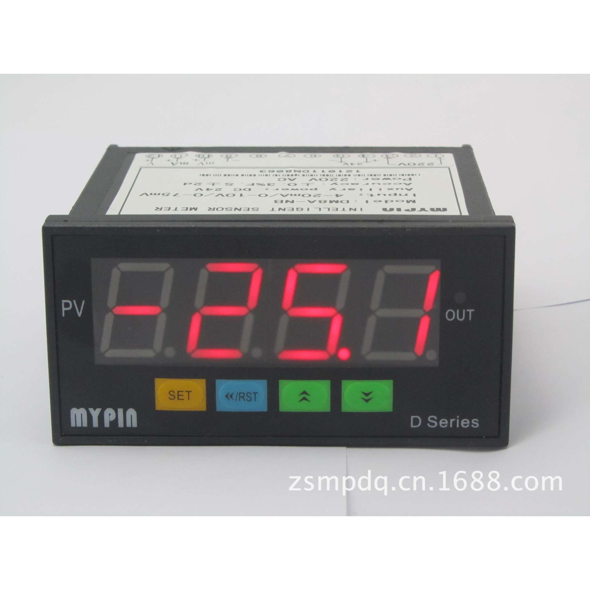 DM8A-NB通用传感器4-20mA/0-75mv/0-10v或TC/Pt100温度数显控制表