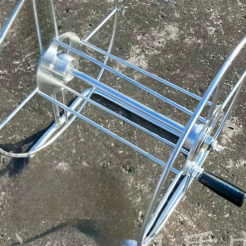 卷线盘不锈钢绕线盘空盘缠线绞线手摇收线器金属卷绳X盘卷水管收