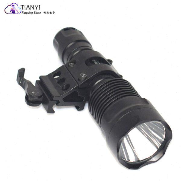 强光手电铝合金KC2008mmT25夹20装备灯架单车 适合卡夹固定灯mm