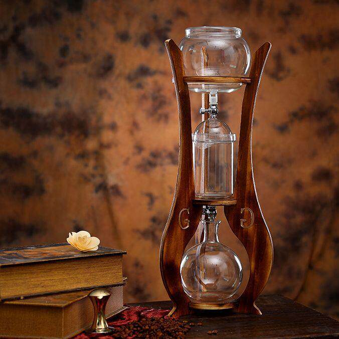 跨境热卖冰滴咖啡壶冷萃壶冰咖啡制作器冰滴器6/10人份 复古创意