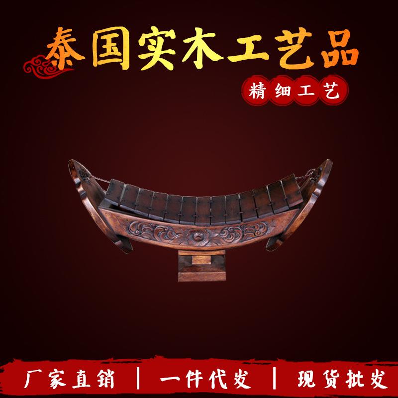 东南亚风格摆件特色木制工艺品手工木琴企业集采木质禅意手工木雕