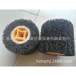 拉丝轮抛光轮120x100x19不锈钢金属镜面抛光拉丝机轮