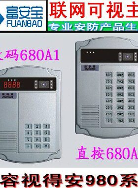 SD可视保SD-兼容0/98DMD机主机//安富-黑白安698视得0门口6