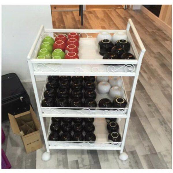 手推车三层发廊店美容院小推车美容工具车美容车理发抽屉手推车带