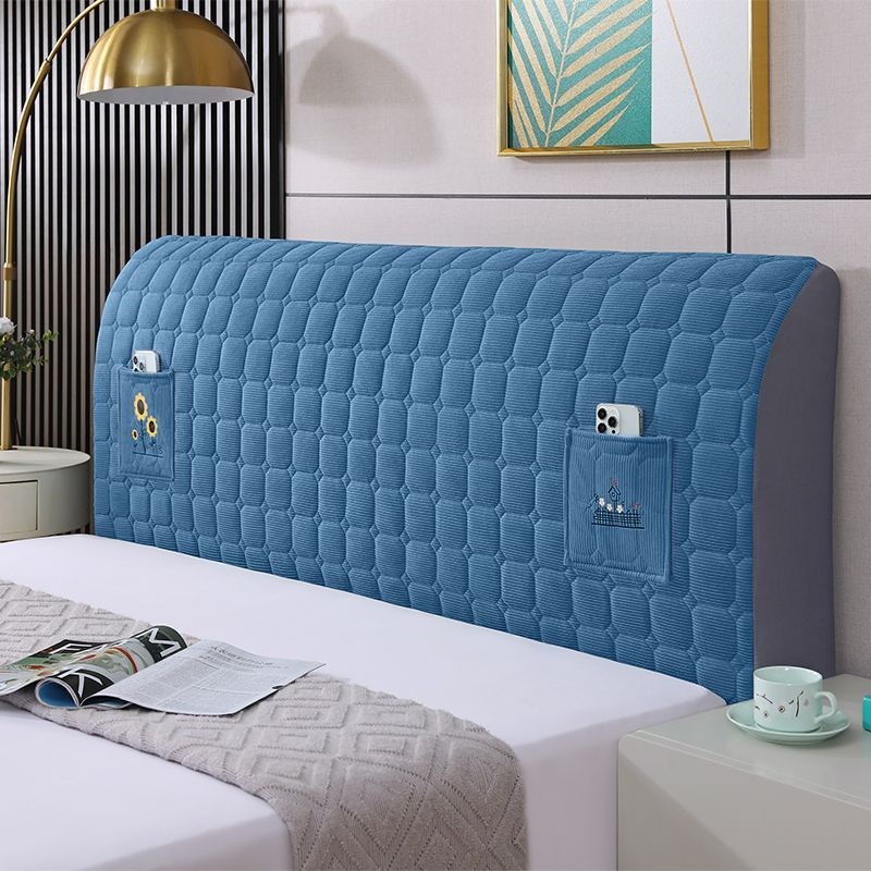 床头套罩床头罩2i024新款床头套软包木床靠背套加厚全包防尘罩通