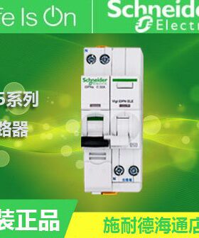 施耐德iDPNa双进双出C32A 带漏电断路器 A9P08632+A9Y53640