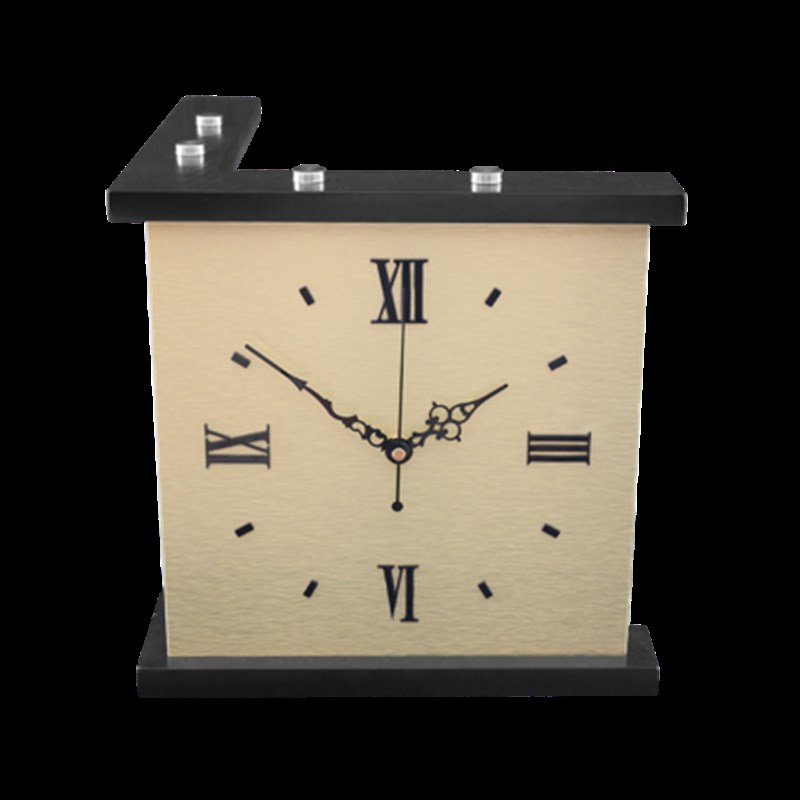 现代简约轻奢创意双面挂钟客厅时钟挂墙时尚家用两面墙Z角石英钟