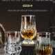 水晶玻璃杯闻香杯品鉴杯家用威士忌杯洋酒杯创意烈酒杯组合装