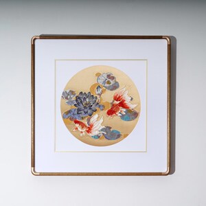 南京云锦研究所金玉莲莲手工框画客厅办公室书房装饰画挂画礼品