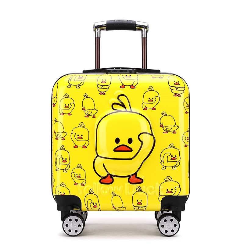 新款定制20寸儿童拉杆箱18寸登机箱男女旅行箱万向轮密码箱拖箱行