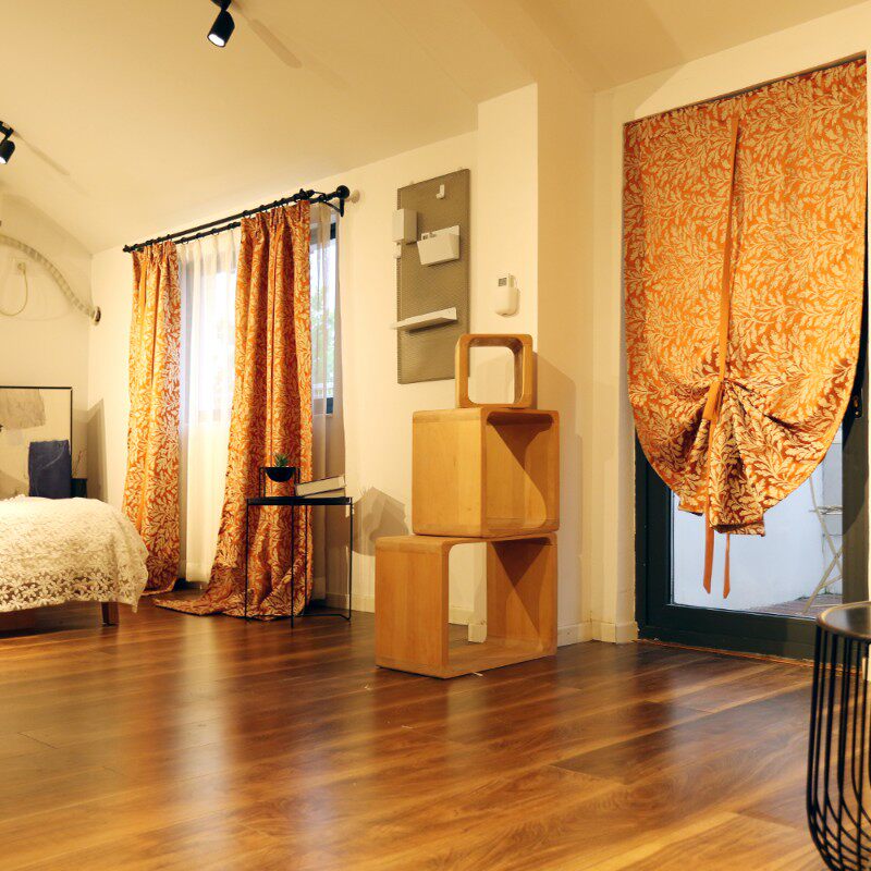 鸢尾乡旅美式树叶刺绣汽球帘遮光帘窗帘门帘穿杆帘挂钩卧室提拉帘,居家布艺,成品窗帘,淘宝优惠券,粉丝福利购,淘宝优惠卷