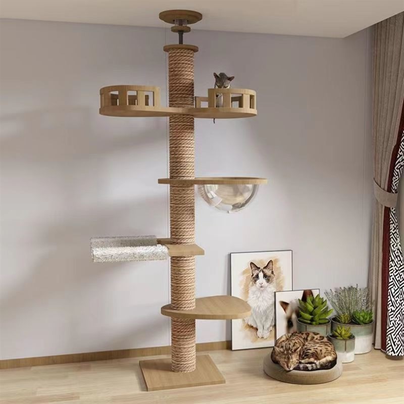 新疆专区通天柱立式猫玩具猫抓板剑麻磨爪器大型猫架猫爬架