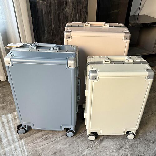 2026新款行李k箱女高颜值带杯架拉杆箱旅行箱密码箱结实耐用可坐