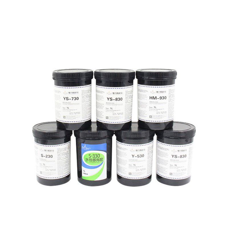 丝网印刷制版感光胶耐q水耐溶剂型感光胶丝印器材耗材丝网印刷