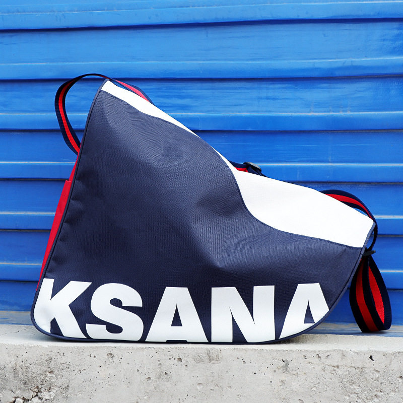 轮滑收纳包加大男女溜冰鞋收纳袋旱冰速滑鞋冰刀R鞋速滑鞋单肩背